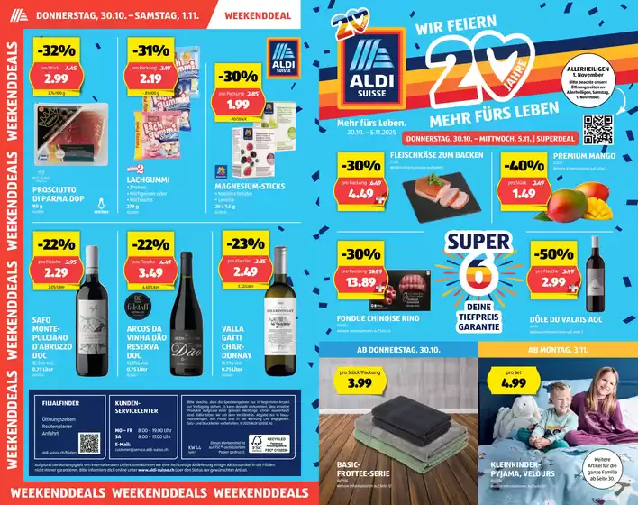 Aldi Katalog in Basel | Attraktiivi Ängbot entdecke | 2025-10-30T00:00:00.000Z - 2025-11-05T00:00:00.000Z