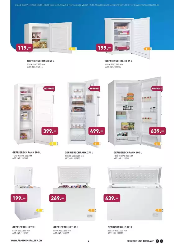 Frankenspalter Katalog - DE