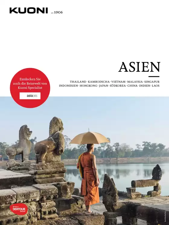 Kuoni Reisen Katalog in Zürich | Kuoni Asien 25/27 DE | 2025-10-25T00:00:00.000Z - 2025-11-08T00:00:00.000Z