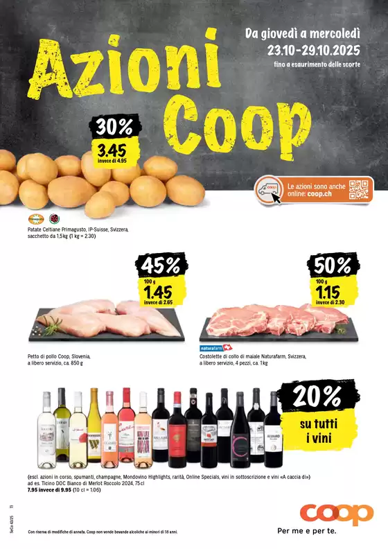 Coop City Katalog | Aktuälli Deals und Ängbot | 2025-10-23T00:00:00.000Z - 2025-10-29T00:00:00.000Z
