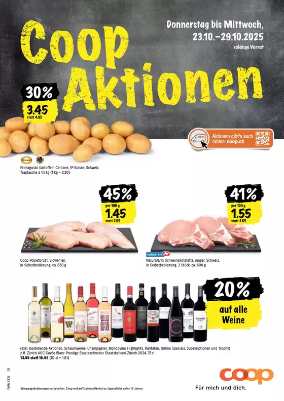 Coop City Katalog | Tolle Rabatt uf usgwählte Produkt | 2025-10-23T00:00:00.000Z - 2025-10-29T00:00:00.000Z