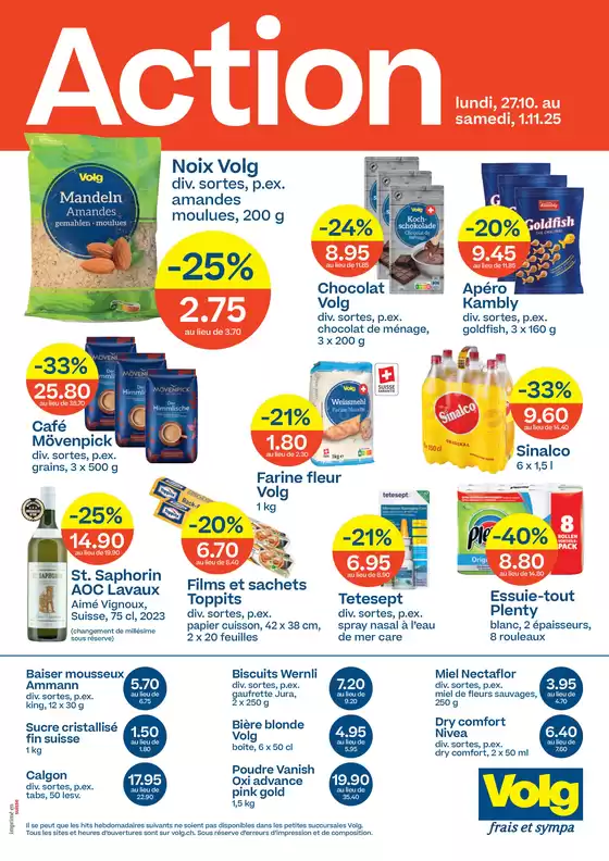 Volg Katalog in Burgdorf | Üsi beste Schnäppchen | 2025-10-26T00:00:00.000Z - 2025-11-09T00:00:00.000Z