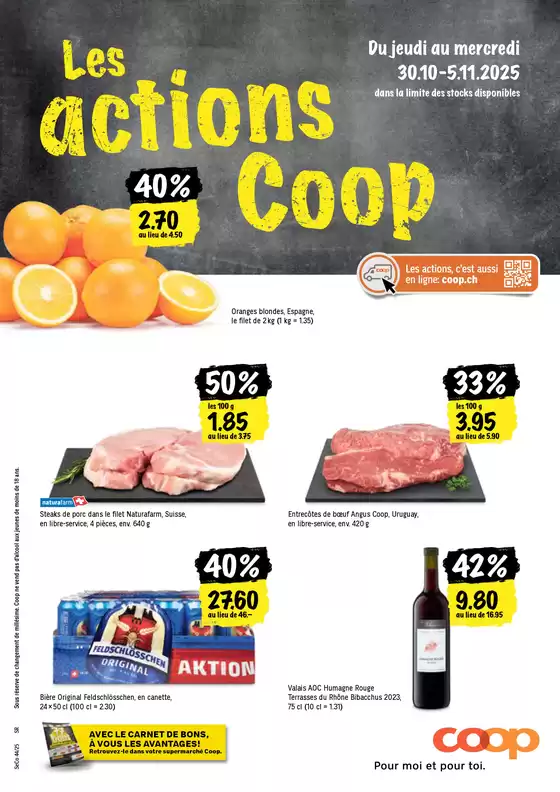 Coop City Katalog in Villars-sur-Glâne | Jetzt spare mit üse Deals | 2025-10-30T00:00:00.000Z - 2025-11-05T00:00:00.000Z