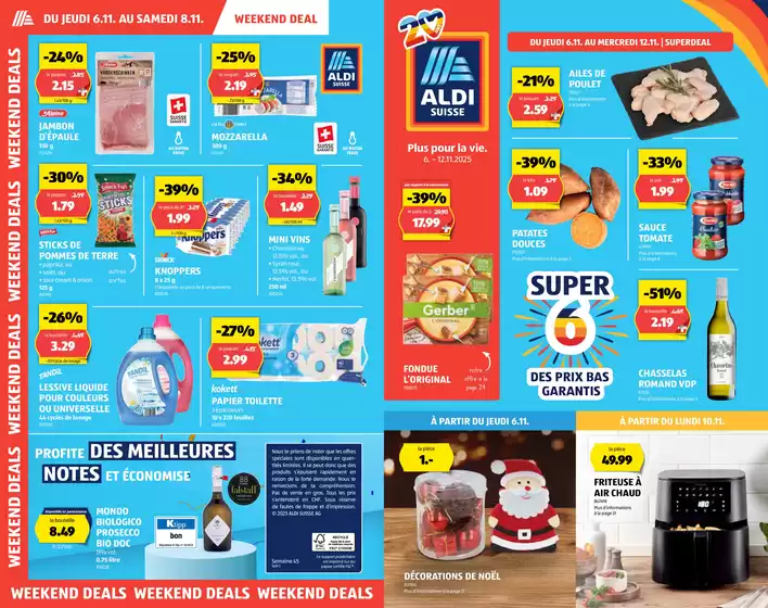 Aldi Katalog in Zürich | Tolles Ängbot für Schnäppchenjäger | 2025-11-06T00:00:00.000Z - 2025-11-12T00:00:00.000Z