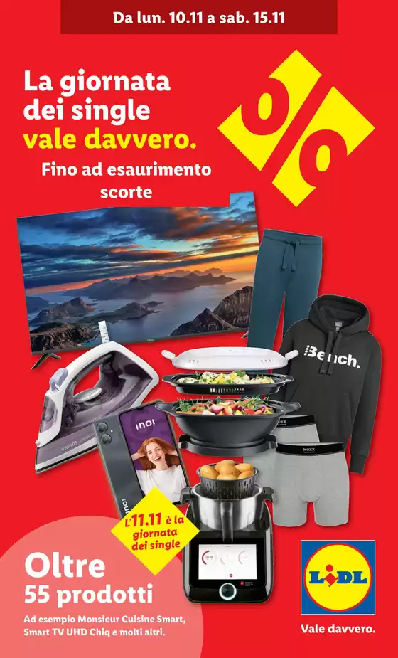 Lidl Katalog in Hinwil | La giornata dei single vale davvero - IT | 2025-11-10T00:00:00.000Z - 2025-11-15T00:00:00.000Z