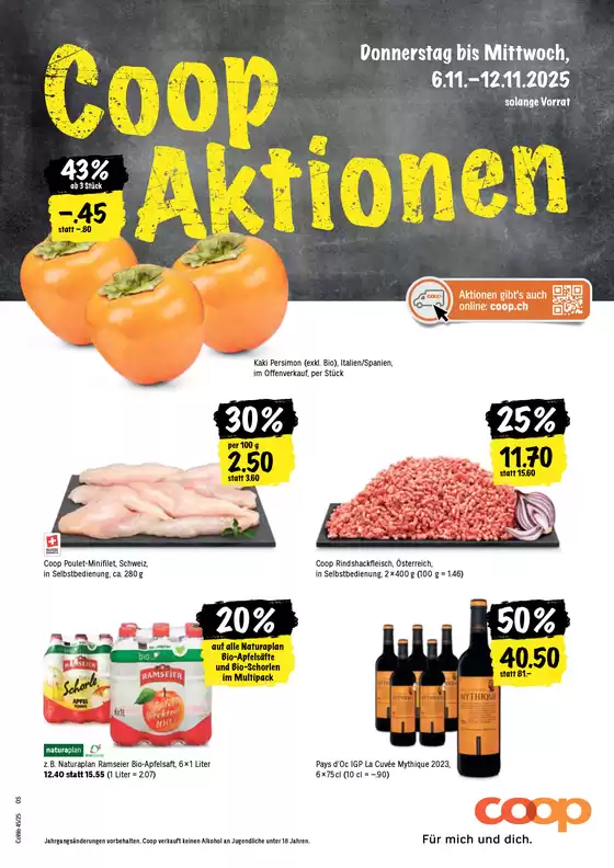 Coop City Katalog in Pratteln | Exklusivi Schnäppchen | 2025-11-06T00:00:00.000Z - 2025-11-12T00:00:00.000Z
