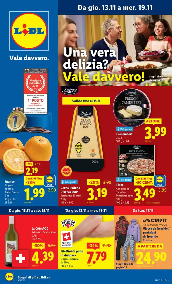 Lidl Katalog in St. Gallen | Ängbot für Schnäppchenjäger | 2025-11-13T00:00:00.000Z - 2025-11-19T00:00:00.000Z