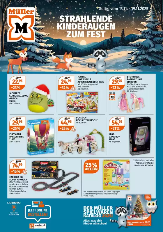 Müller Katalog in Hinwil | Attraktiivi Sonderängbot für alli | 2025-11-13T00:00:00.000Z - 2025-11-19T00:00:00.000Z