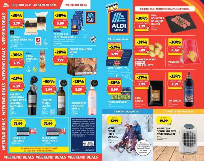 Aldi Katalog in Zürich | Rabatt und Aktione | 2025-11-20T00:00:00.000Z - 2025-11-26T00:00:00.000Z