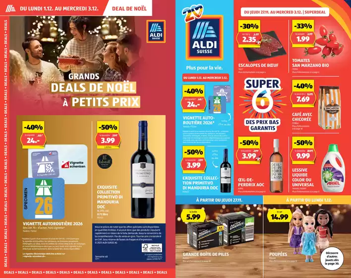 Aldi Katalog | Tolles Ängbot für alli Chunde | 2025-11-27T00:00:00.000Z - 2025-12-03T00:00:00.000Z