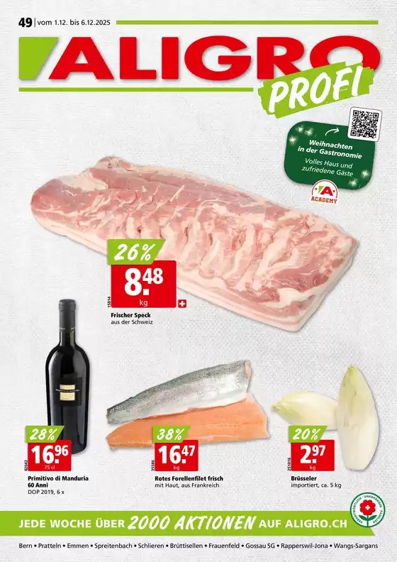 Aligro Katalog | Exklusivi Deals für üsi Chunde | 2025-01-12T00:00:00.000Z - 2025-12-06T00:00:00.000Z