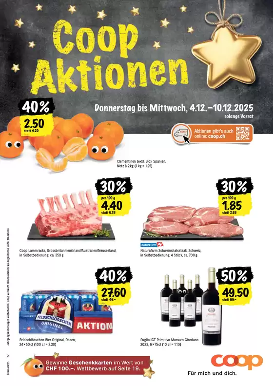 Coop Katalog | Jetzt spare mit üse Deals | 2025-12-04T00:00:00.000Z - 2025-12-10T00:00:00.000Z
