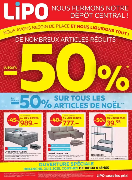 Lipo Katalog in Amriswil | Lipo Catalogue - FR | 2025-12-09T00:00:00.000Z - 2025-12-22T00:00:00.000Z