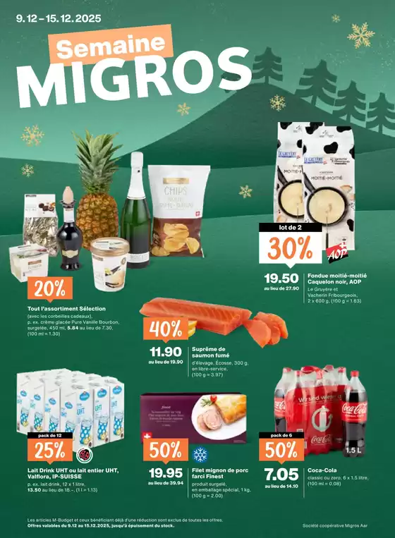 Migros Katalog in Langenthal | Sonderängbot für Sie | 2025-12-09T00:00:00.000Z - 2025-12-15T00:00:00.000Z