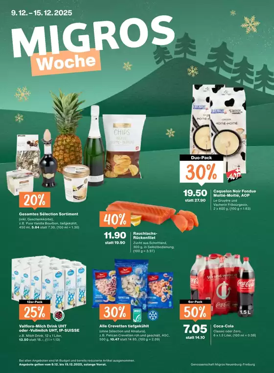 Migros Katalog in Langenthal | Aktuälli Deals und Ängbot | 2025-12-09T00:00:00.000Z - 2025-12-15T00:00:00.000Z