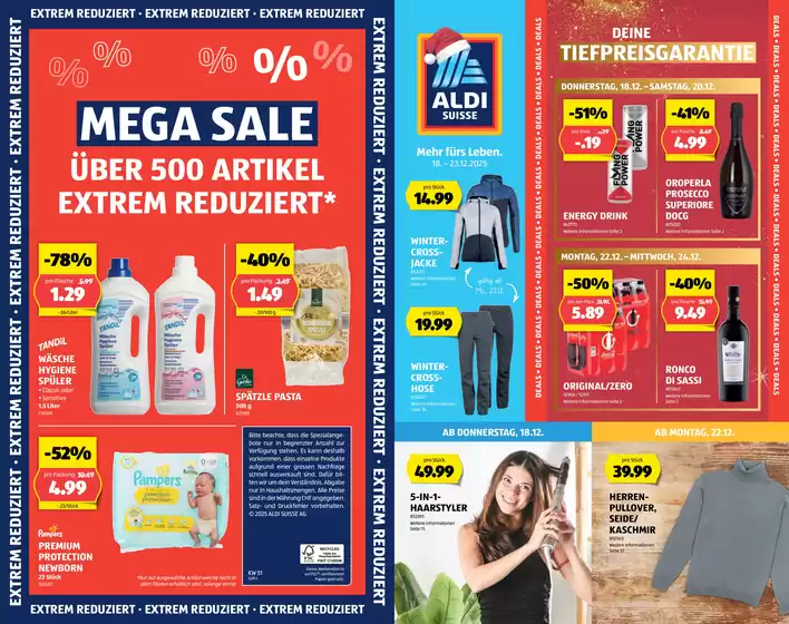 Aldi Katalog in Neuchâtel | Tolle Rabatt uf usgwählte Produkt | 2025-12-24T00:00:00.000Z - 2025-12-30T00:00:00.000Z