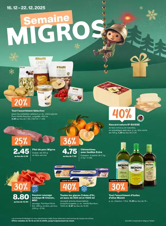 Migros Katalog in Neuchâtel | Attraktiivi Ängbot entdecke | 2025-12-16T00:00:00.000Z - 2025-12-22T00:00:00.000Z