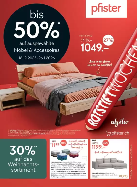 Pfister Katalog in Regensdorf | Attraktiivi Sonderängbot für alli | 2025-12-16T00:00:00.000Z - 2026-01-26T00:00:00.000Z