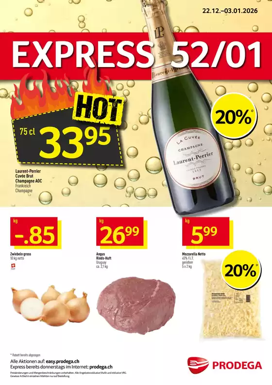 Prodega Katalog in Hochdorf | Kw52 01 agh express d | 2025-12-22T00:00:00.000Z - 2026-01-03T00:00:00.000Z