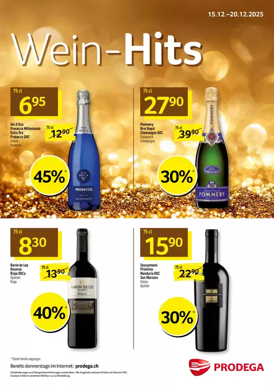 Prodega Katalog in Carouge | Kw51 agh wein hits d | 2025-12-15T00:00:00.000Z - 2025-12-20T00:00:00.000Z