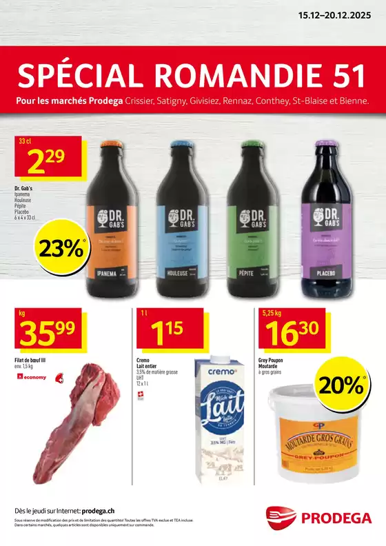 Prodega Katalog in Carouge | Kw51 agh special romandie f | 2025-12-15T00:00:00.000Z - 2025-12-20T00:00:00.000Z