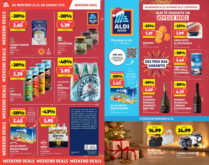 Aldi Katalog in Carouge | Jetzt spare mit üse Deals | 2025-12-24T00:00:00.000Z - 2025-12-30T00:00:00.000Z