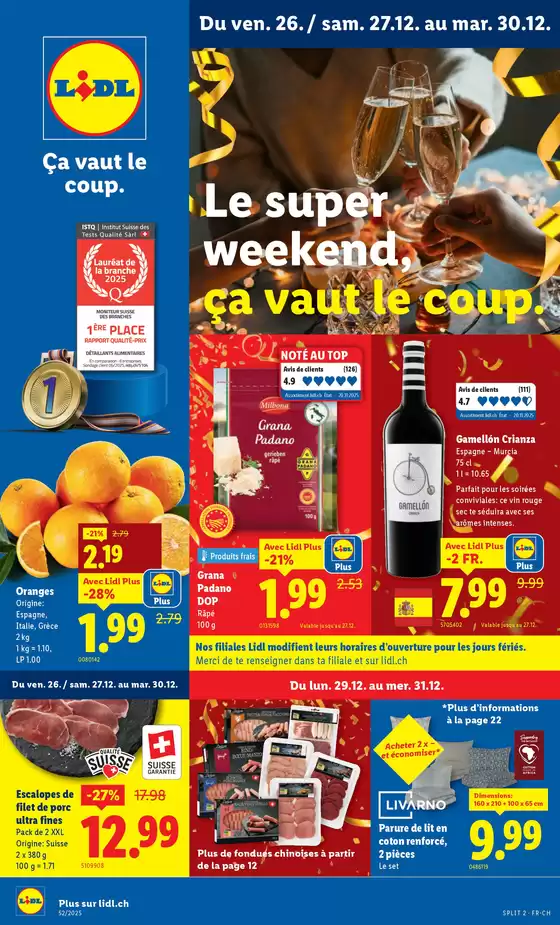 Lidl Katalog in Villars-sur-Glâne | 26./27.12. - 30.12. | 2025-12-26T00:00:00.000Z - 2025-12-30T00:00:00.000Z
