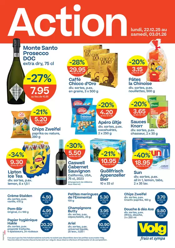 Volg Katalog in Ebikon | Ängbot für Schnäppchenjäger | 2025-12-22T00:00:00.000Z - 2026-01-03T00:00:00.000Z