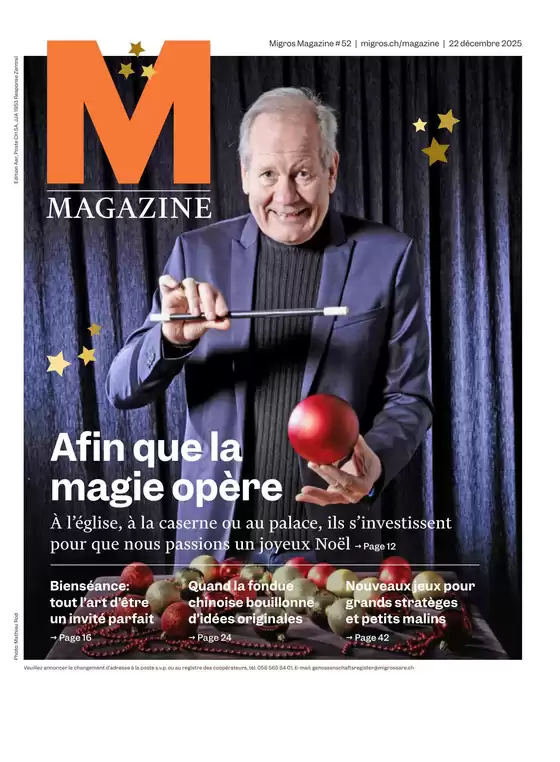 Migros Katalog in Opfikon | Migros magazin - FR | 2025-12-22T00:00:00.000Z - 2025-12-22T00:00:00.000Z