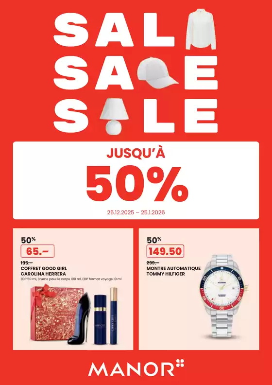 Manor Katalog in Glarus Nord | Catalogue «Winter Sale» - FR | 2025-12-25T00:00:00.000Z - 2026-01-25T00:00:00.000Z