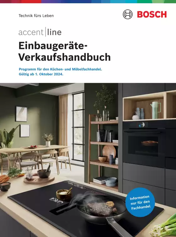 Einbaugeräte Verkaufshandbuch accent line