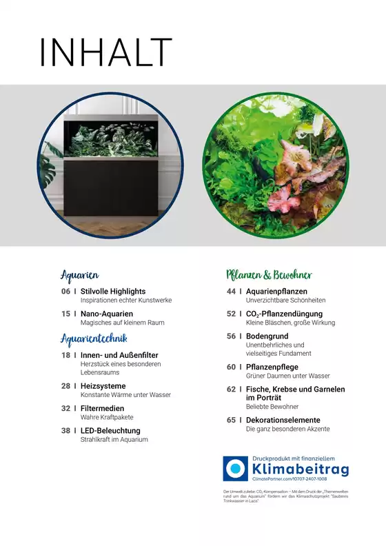 Themenwelten rund um das Aquarium