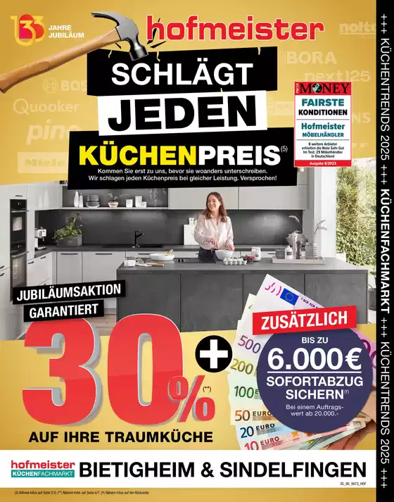 SCHLÄGT JEDEN (5) KÜCHENPREIS