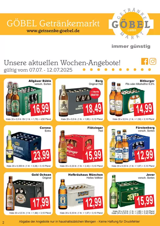 Große Auswahl an Angeboten