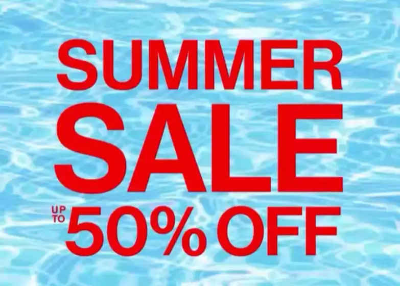 Summer Sale Up To 50% Off