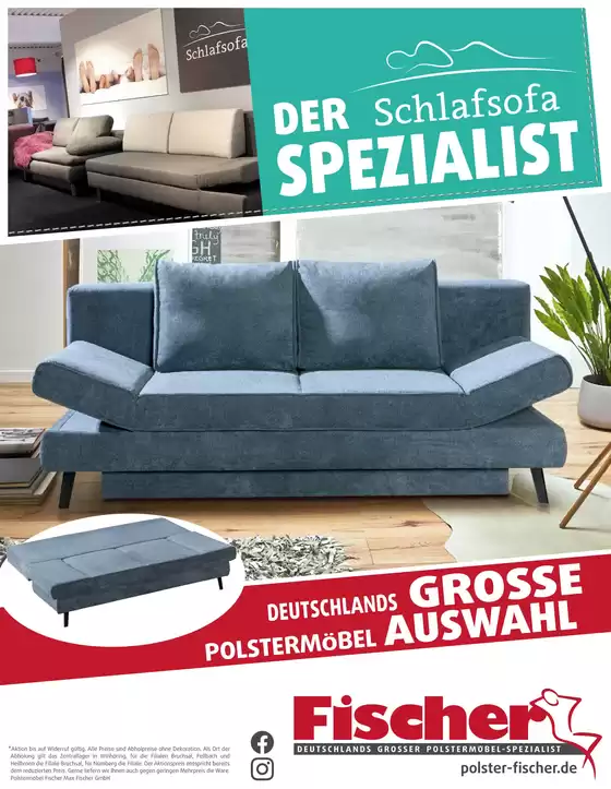 Polstermöbel Fischer Katalog in München | Der Spezialist | 2025-07-09T00:00:00.000Z - 2025-07-31T00:00:00.000Z