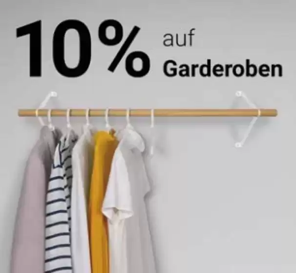 10% Auf Garderoben