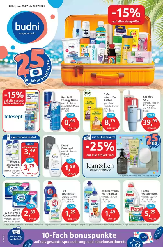 Budni Katalog in Augsburg | Exklusive Deals für unsere Kunden | 2025-07-21T00:00:00.000Z - 2025-07-26T00:00:00.000Z