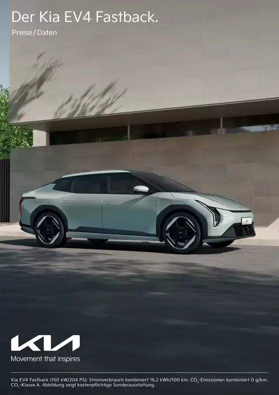 KIA EV4 Fastback