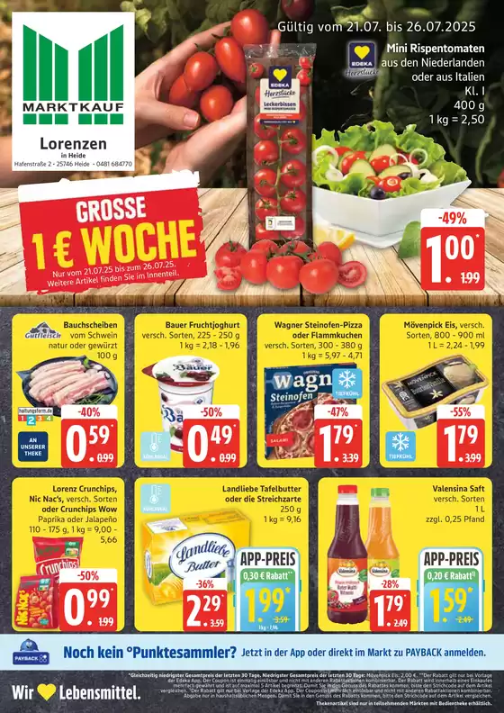Marktkauf Katalog in Schwelm | Jetzt sparen mit unseren Deals | 2025-07-21T00:00:00.000Z - 2025-07-26T00:00:00.000Z