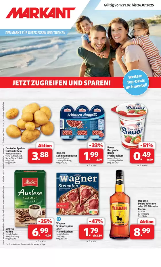 Markant Markt Katalog in Emden | DER MARKT FÜR GUTES ESSEN UND TRINKEN | 2025-07-20T00:00:00.000Z - 2025-07-26T00:00:00.000Z