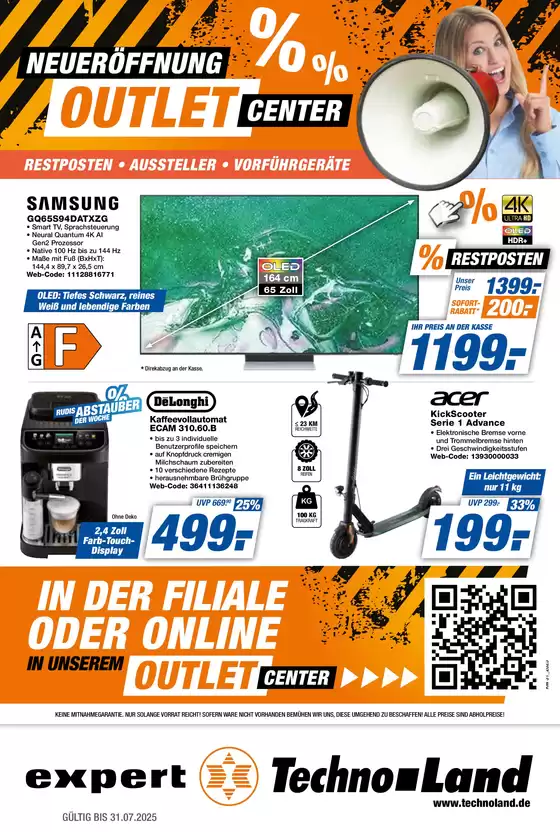 expert Techno Land Katalog in Friesoythe | expert Techno Land flugblatt | 2025-07-25T00:00:00.000Z - 2025-07-31T00:00:00.000Z