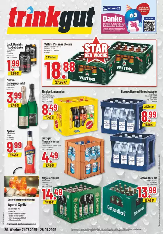 Jetzt sparen mit unseren Deals