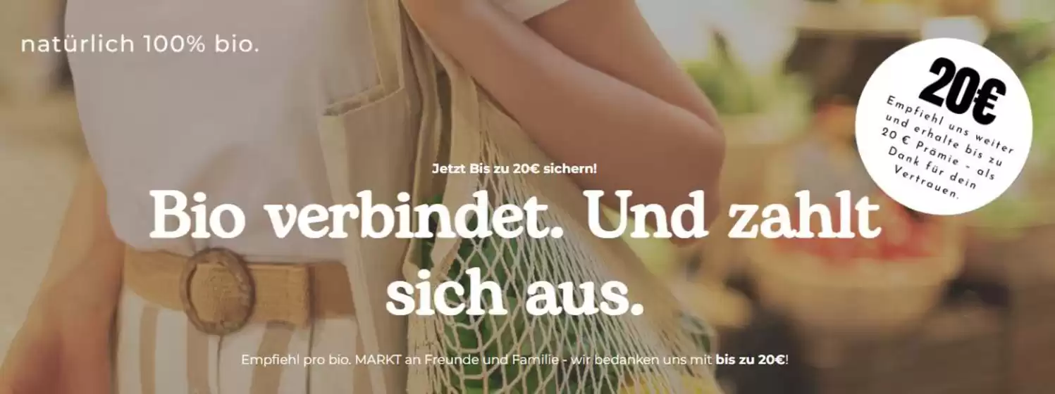 Pro Biomarkt Katalog in Köln | Bio Verbindet Und Zahlt Sich Aus | 2025-07-25T00:00:00.000Z - 2025-08-17T00:00:00.000Z