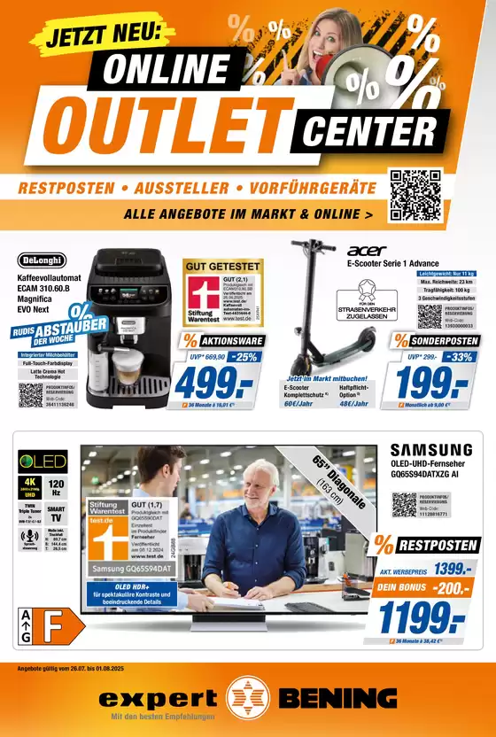 Expert Bening Katalog | Expert Bening flugblatt | 2025-07-26T00:00:00.000Z - 2025-08-01T00:00:00.000Z