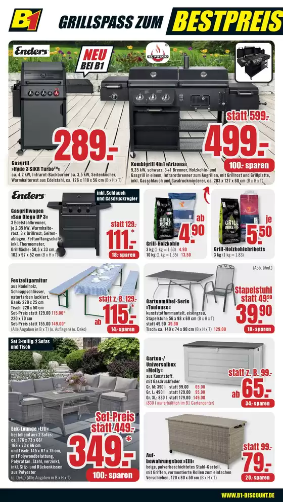 B1 Discount Baumarkt flugblatt