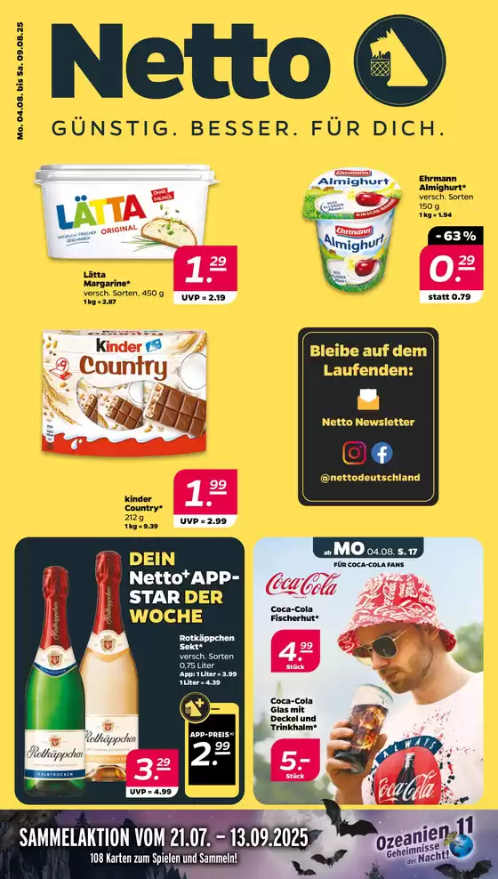 Netto Katalog in Hannover | Aktuelle Deals und Angebote | 2025-08-03T00:00:00.000Z - 2025-08-09T00:00:00.000Z