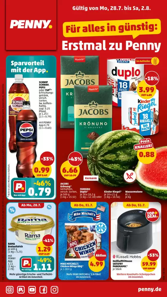 Penny Katalog in Braunschweig | Top-Angebote für alle Schnäppchenjäger | 2025-07-28T00:00:00.000Z - 2025-08-02T00:00:00.000Z