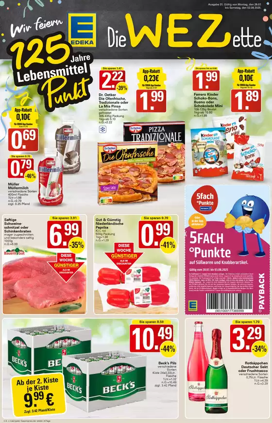 EDEKA Katalog in Bad Salzuflen | Aktuelle Deals und Angebote | 2025-07-27T00:00:00.000Z - 2025-08-02T00:00:00.000Z