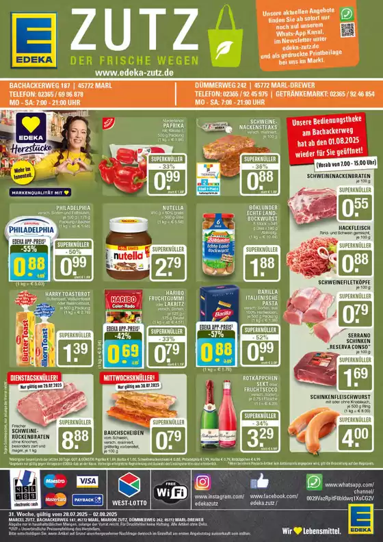 EDEKA Katalog in Haltern am See | Top-Deals für alle Kunden | 2025-07-27T00:00:00.000Z - 2025-08-02T00:00:00.000Z